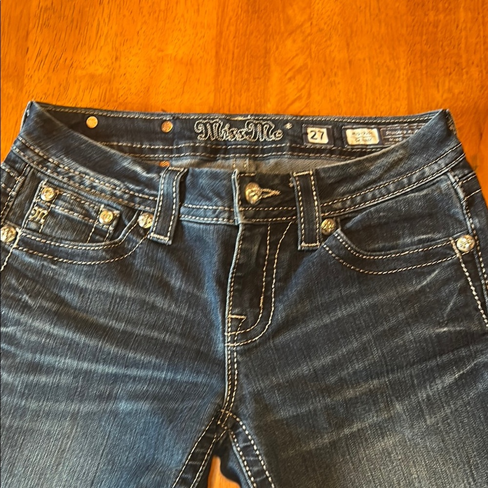 Miss Me Women's Dark Blue Boot Cut Jeans